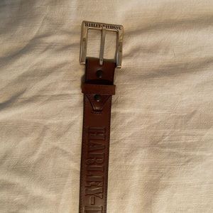 Harley Davidson leather belt size 38 like new